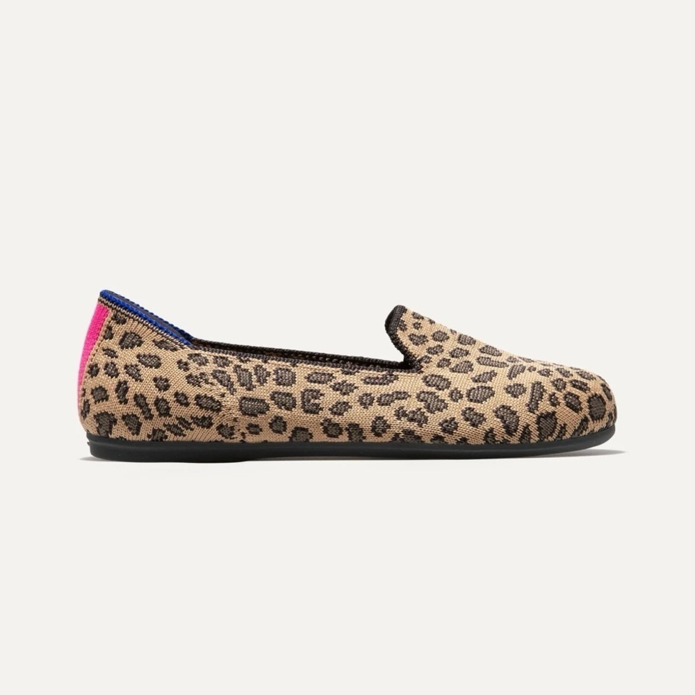 ROTHY’S The Loafer in Retried Pattern Spotted Cheetah Shoes